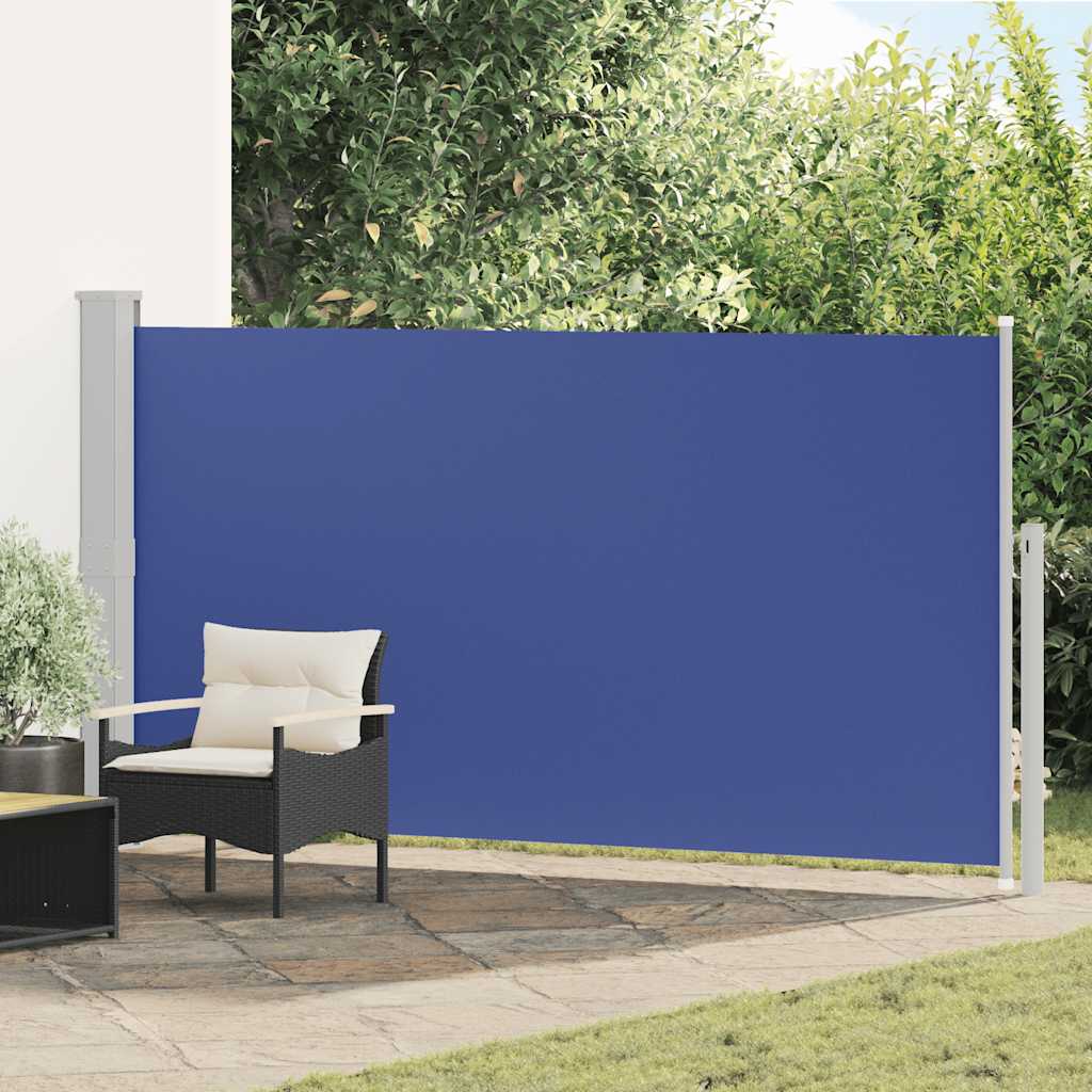 Tendalino Laterale per Patio Terrazzo 160 x 300 cm Blu