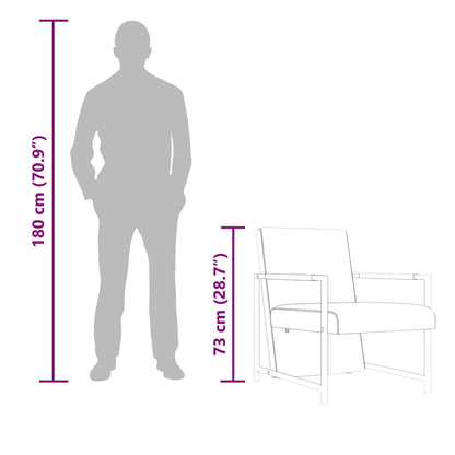 Poltrona con Gambe Cromate Nera in Similpelle