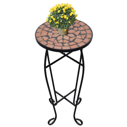 Tavolino per Piante con Mosaico Terracotta - homemem39