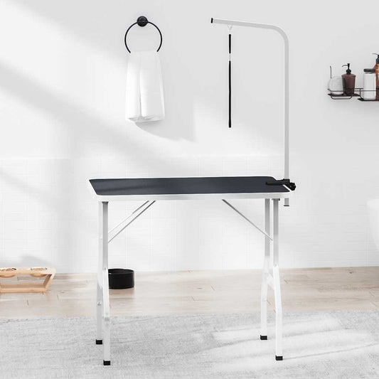 Tavolo Toelettatura Cani Gatti Animali Regolabile 1 Guinzaglio - homemem39