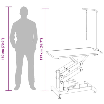 Tavolo di Toelettatura Idraulico per Cani Gatti Regolabile - homemem39