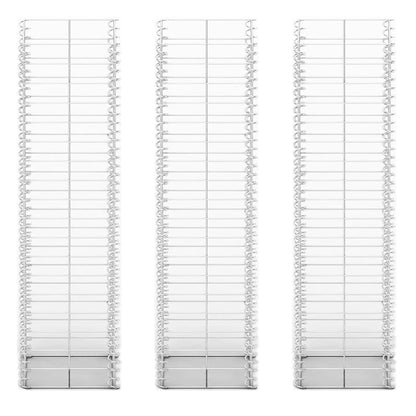 Set Gabbione 3 pz in Filo Zincato 25 x 25 x 100 cm | homemem39