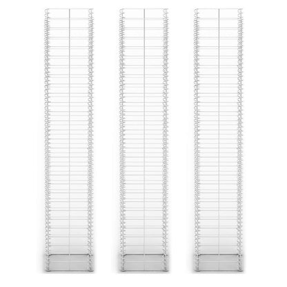Set Gabbione 3 pz in Filo Zincato 25 x 25 x 150 cm | homemem39