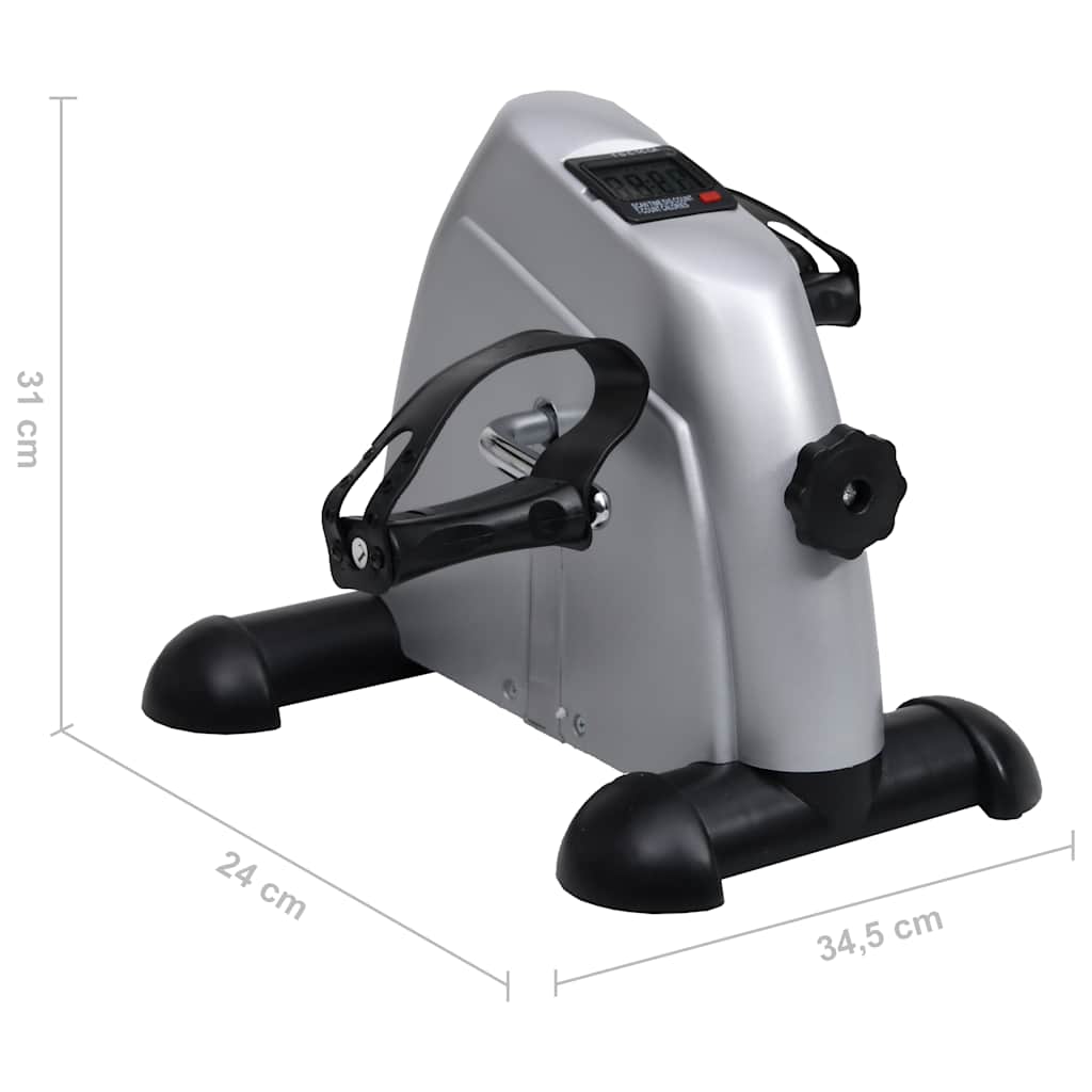 Mini Cyclette Fitness con Volano in Plastica Argento | homemem39