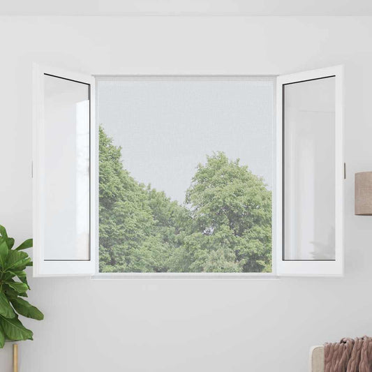 Zanzariera in Alluminio 100x500 cm Argento