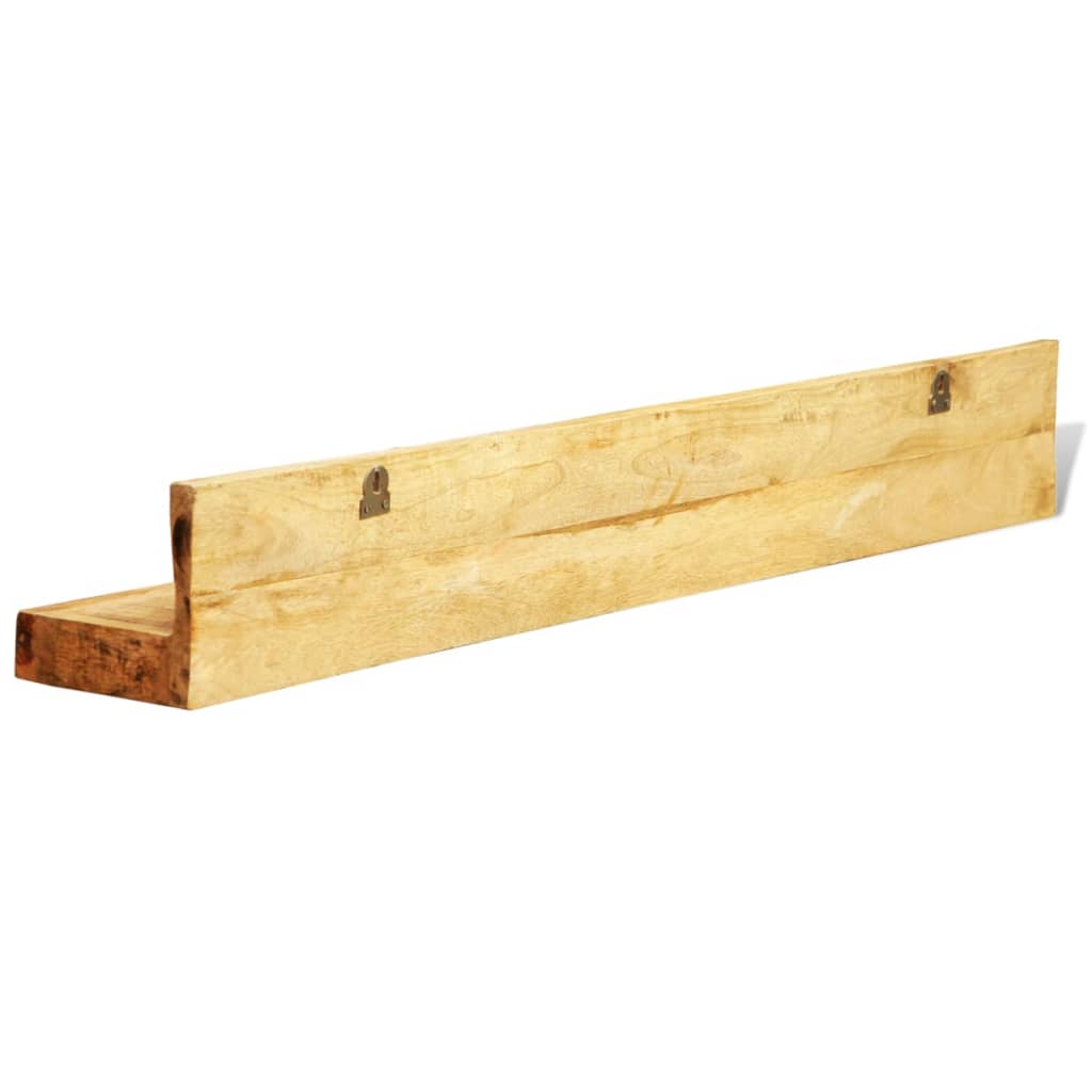 Mensole a muro in legno massiccio 2 articoli | homemem39
