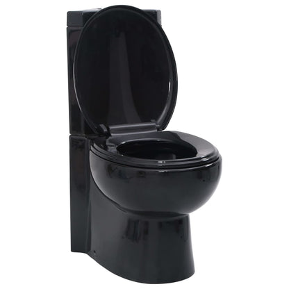 Vaso WC in Ceramica da Bagno ad Angolo Nero - homemem39