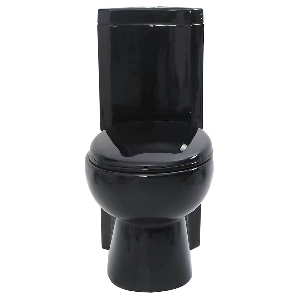 Vaso WC in Ceramica da Bagno ad Angolo Nero | homemem39