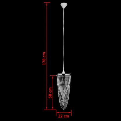 Lampadario Sospeso 22 x 58 cm - homemem39