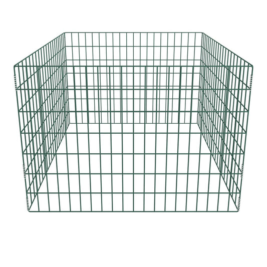 Compostiera da Giardino Quadrata a Rete 100 x 100 x 70 cm - homemem39
