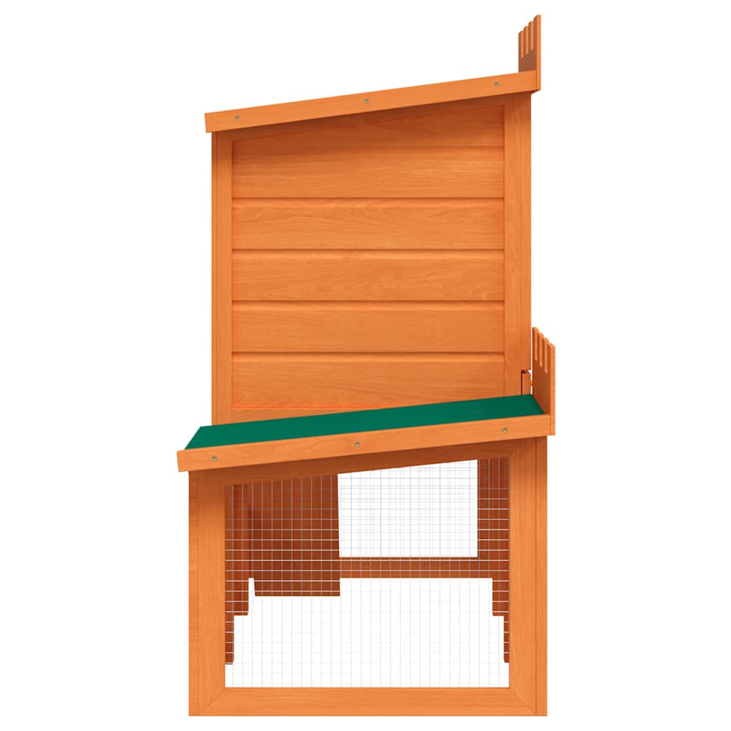 Conigliera all'Aperto Grande Gabbia Animali Piccoli Una Casetta