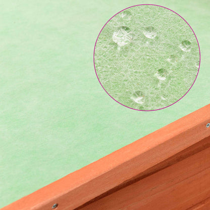 Conigliera all'Aperto Grande Gabbia Animali Piccoli 2 Casette - homemem39