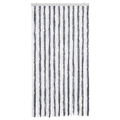 Gray and White Mosquito Net 100x220 cm Chenille