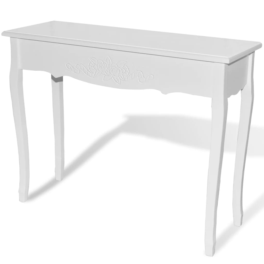 Tavolo Consolle da Trucco Bianco - homemem39