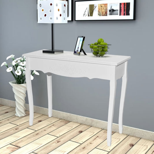 Tavolo Consolle da Trucco Bianco - homemem39