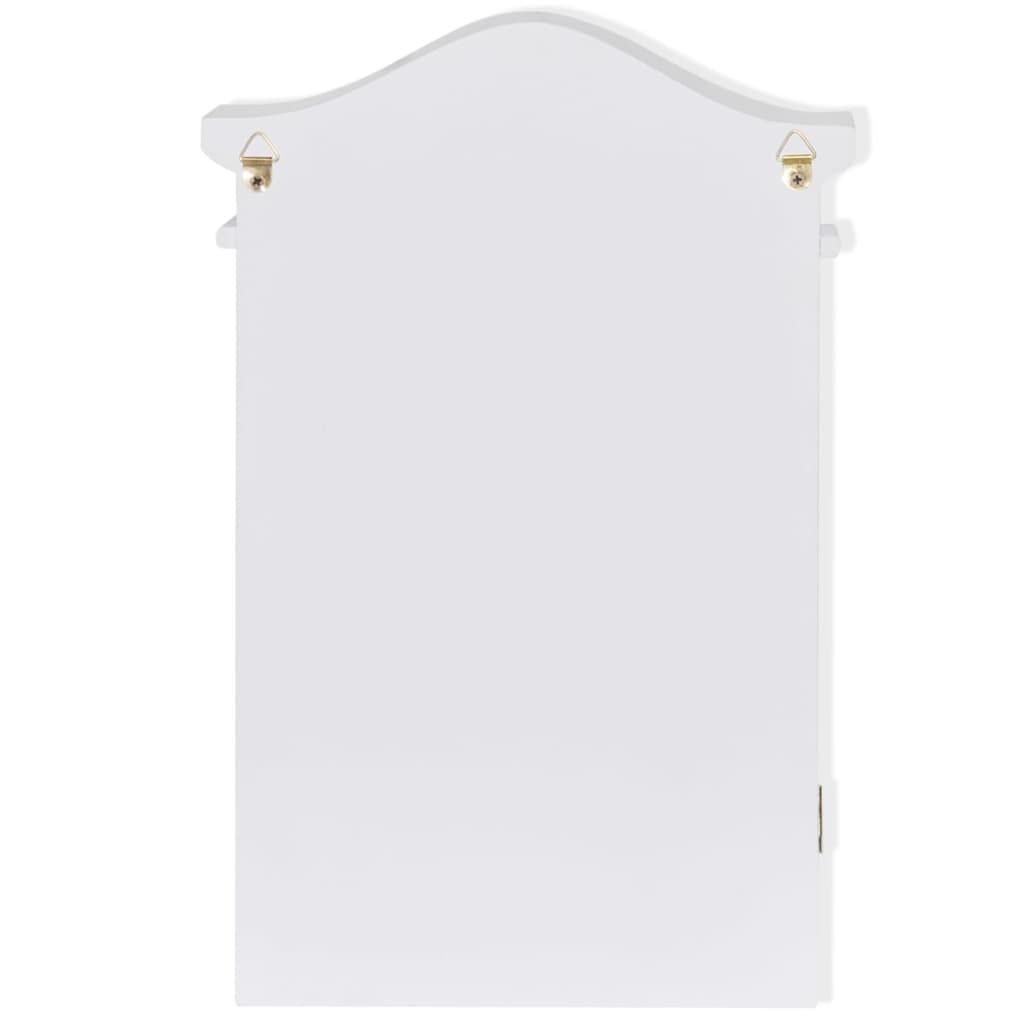Armadietto per Chiavi con Cornice Foto Bianco | homemem39