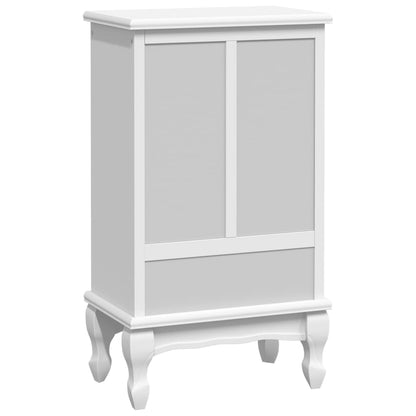 Armadietto con 5 Cassetti e 2 Ripiani Bianco - homemem39