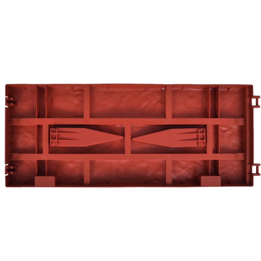 Divisorio per Prato con Design a Mattoni 11 pz - homemem39