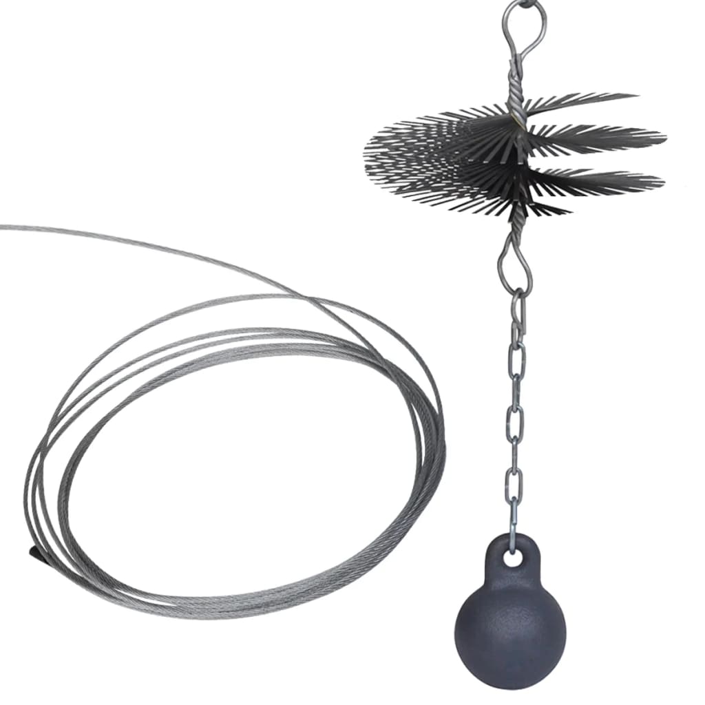Spazzola Rotonda per Canna Fumaria Diametro 25 cm - homemem39