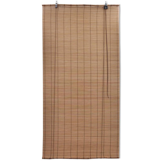 Tende a Rullo in Bambù Marrone 100x160 cm - homemem39