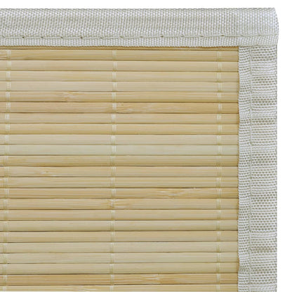 Tappeto Rettangolare in Bambù Naturale 80 x 300 cm - homemem39
