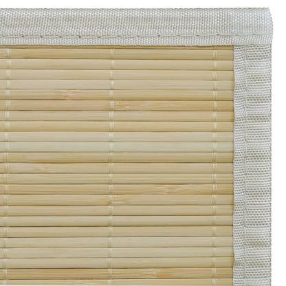 Tappeto Rettangolare in Bambù Naturale 120 x 180 cm - homemem39