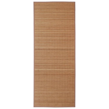 Tappeto Rettangolare in Bambù Marrone 80 x 300 cm - homemem39