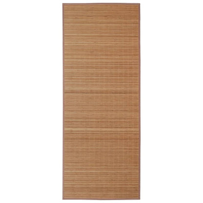 Tappeto Rettangolare in Bambù Marrone 120 x 180 cm - homemem39