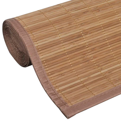 Tappeto Rettangolare in Bambù Marrone 120 x 180 cm - homemem39