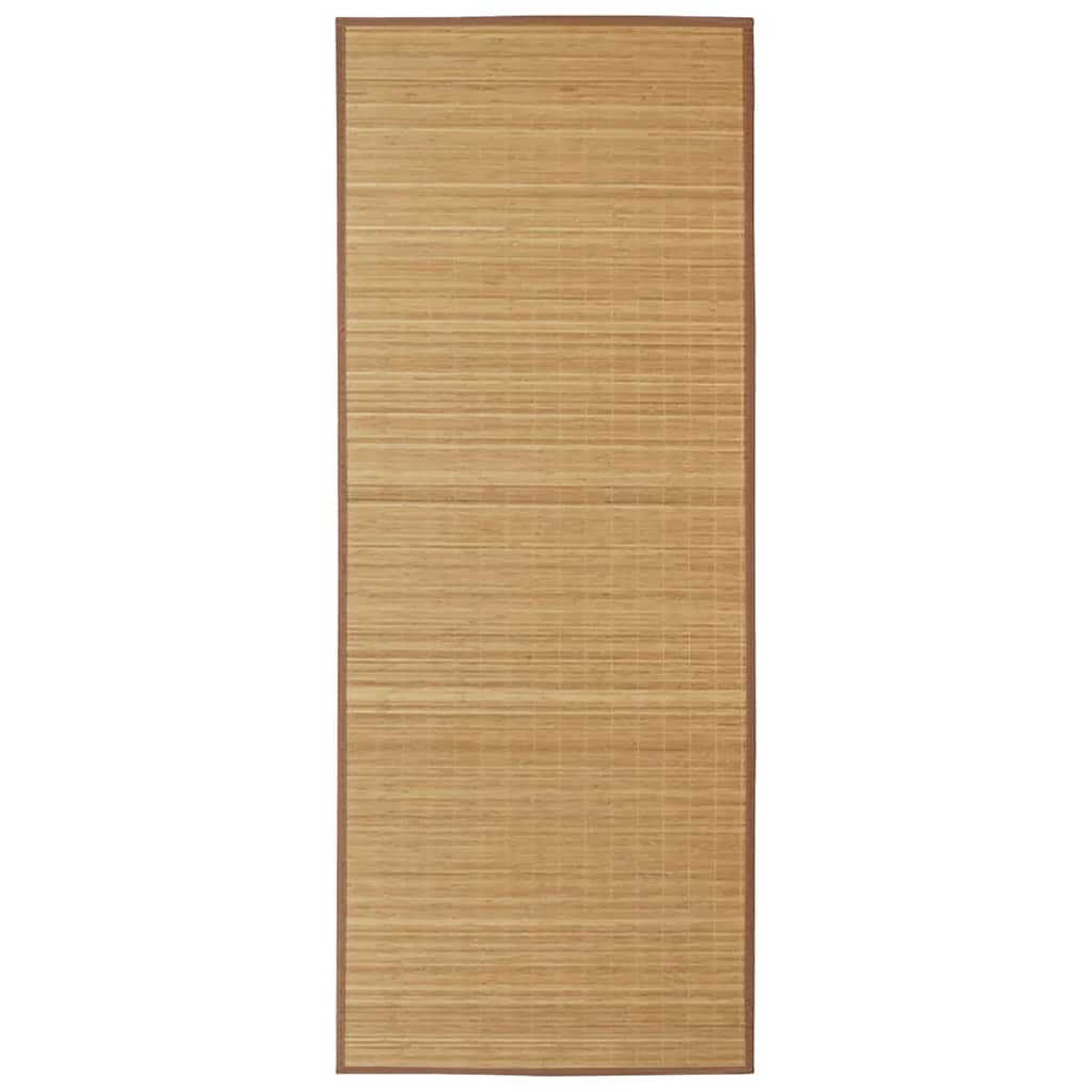 Tappeto Rettangolare in Bambù Marrone 150 x 200 cm