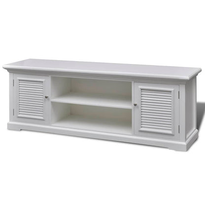 Mobile Porta TV Bianco in Legno - homemem39
