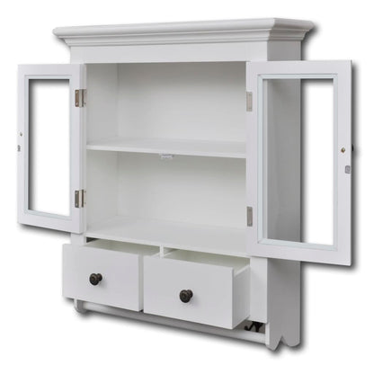 Pensile da Cucina in Legno con Anta in Vetro - homemem39