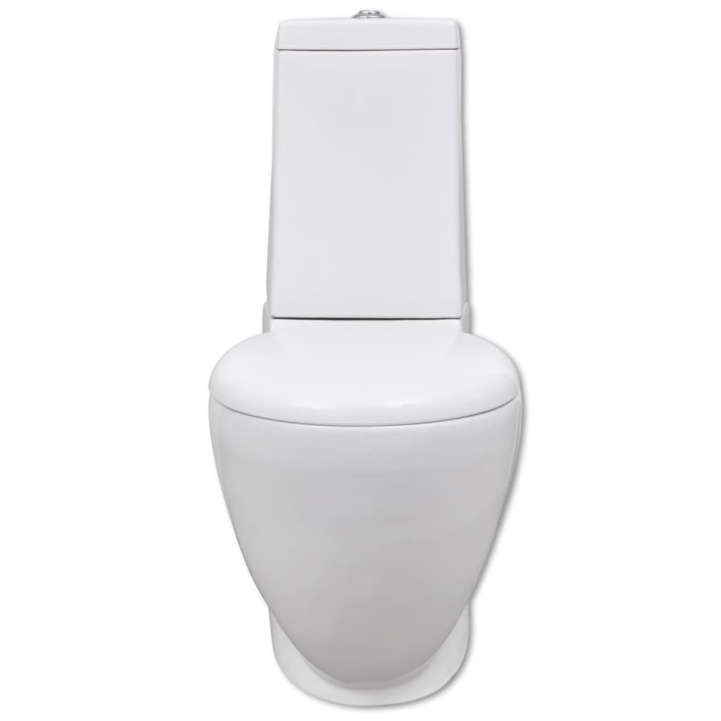 Set Toilette e Bidè in Ceramica Bianca - homemem39