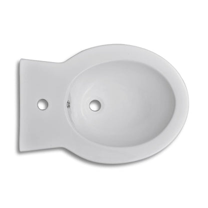 Set Toilette e Bidè in Ceramica Bianca | homemem39