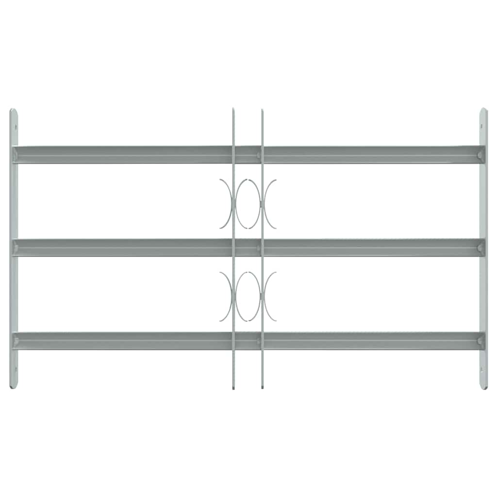 Grate per Finestre Regolabili 3 Barre Trasversali 500-650 mm