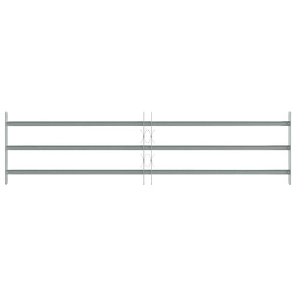 Verstellbare Fenstergitter, 3 Querstangen, 1000–1500 mm
