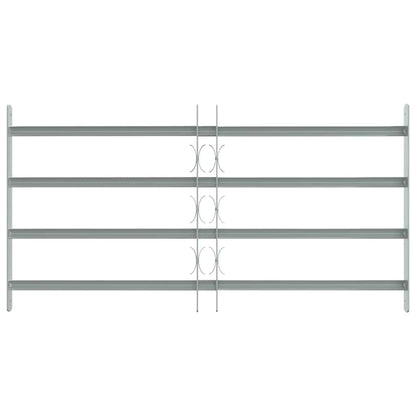 Grate per Finestre Regolabili 4 Barre Trasversali 700-1050 mm