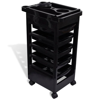 Trolley Portautensili Parrucchiere in Plastica con Ruote - homemem39