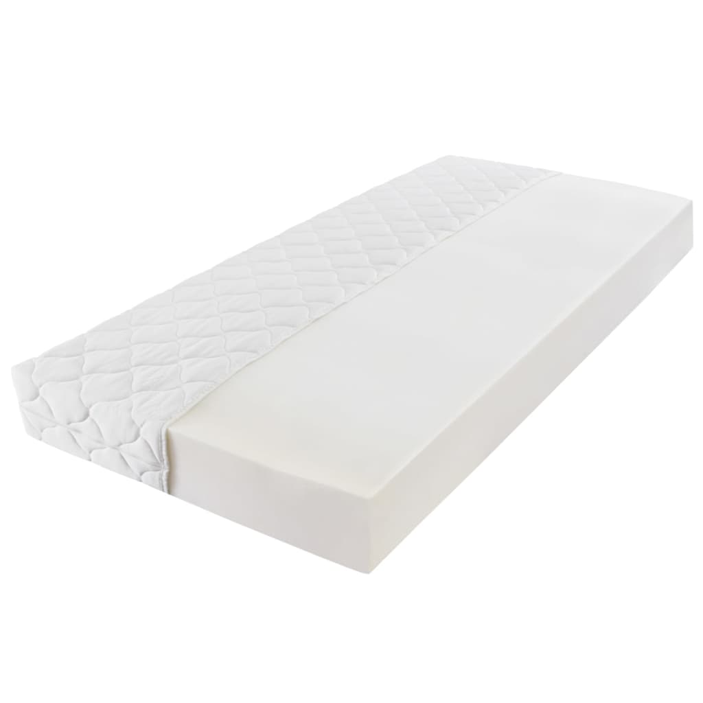 Letto con Materasso Nero in Metallo 180x200 cm | homemem39