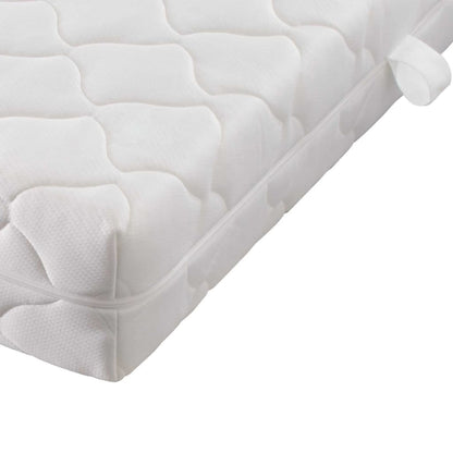 Letto con Materasso Nero in Metallo 180x200 cm | homemem39
