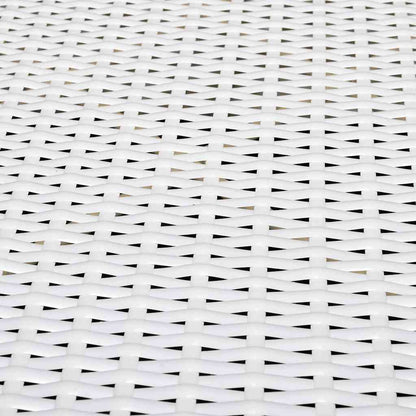 Set Divani da Giardino 8 pz con Cuscini in Polyrattan Bianco - homemem39