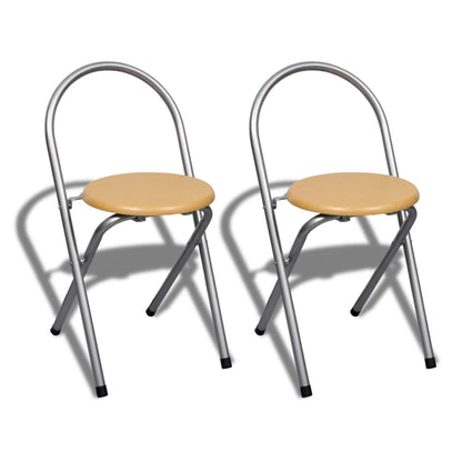 Set da Bar Pieghevole per Colazione con 2 Sgabelli - homemem39