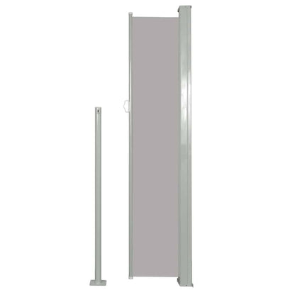 Tenda da Sole Laterale Retrattile 160 x 300 cm Grigio - homemem39