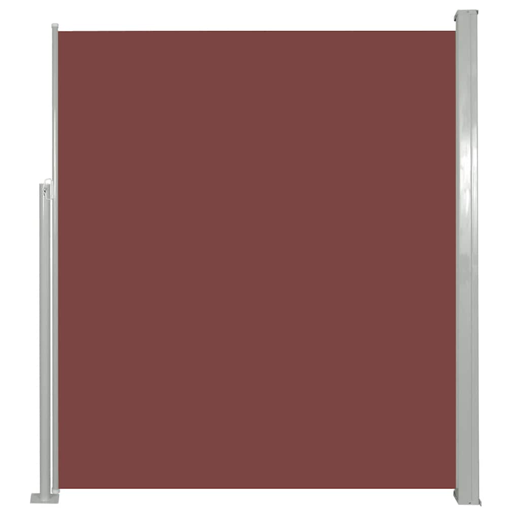 Tenda da Sole Laterale Retrattile 160 x 300 cm Marrone - homemem39