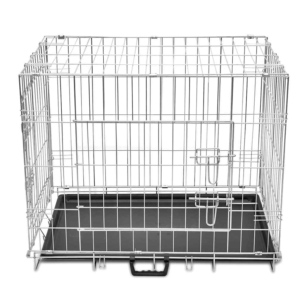 Gabbia di Trasporto Pieghevole per Cani M | homemem39