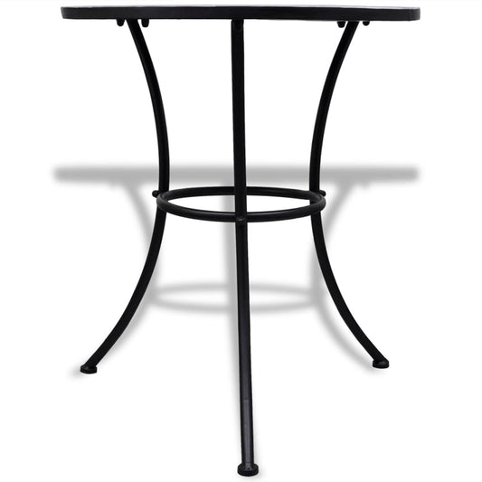 Tavolo da Bistrot Blu e Bianco 60 cm a Mosaico | homemem39