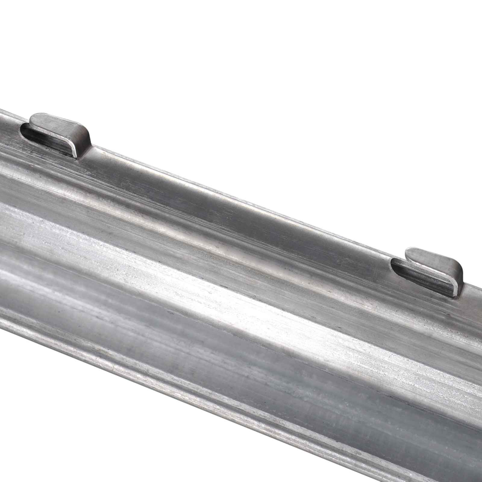 Palo della recinzione 10 pcs Argento 200 cm Acciaio | homemem39