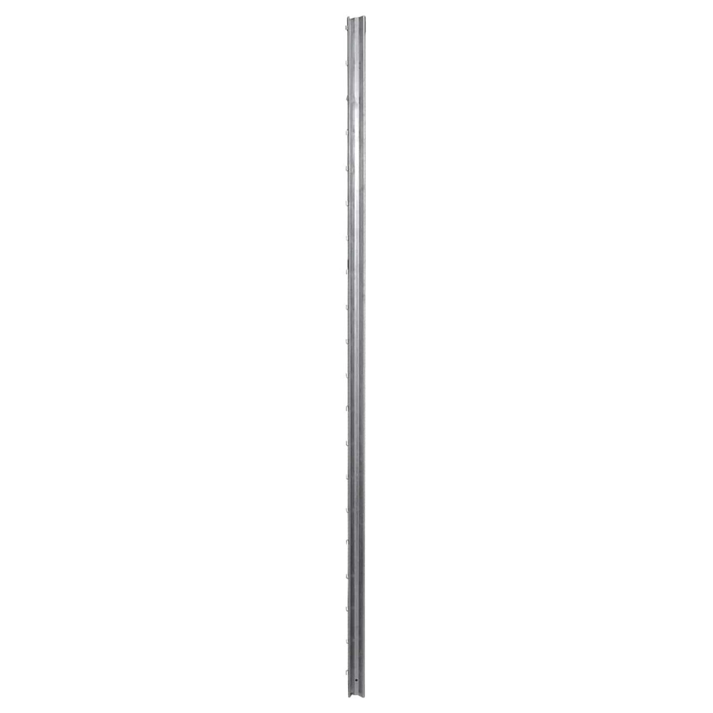 Palo della recinzione 10 pcs Argento 200 cm Acciaio | homemem39