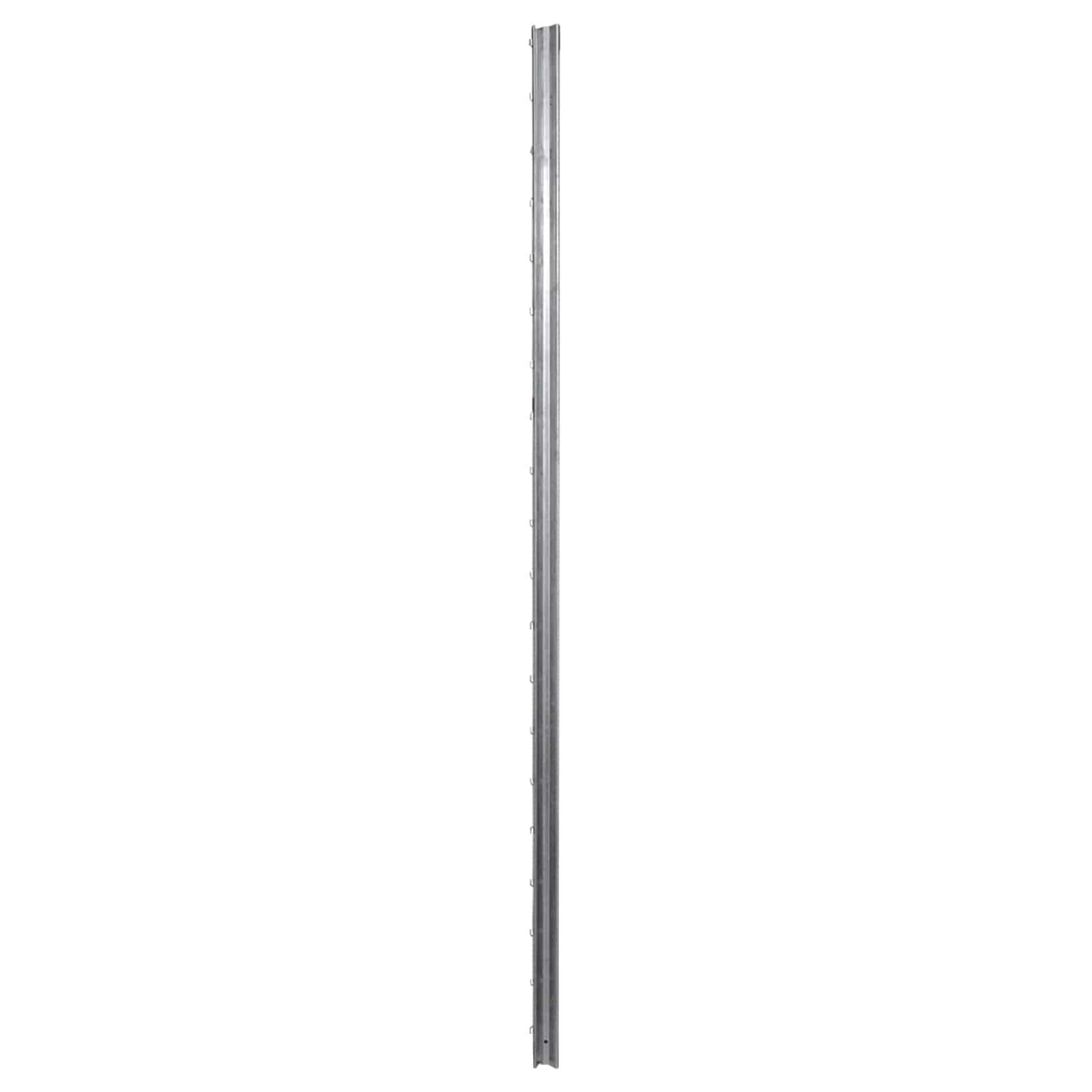 Palo della recinzione 10 pcs Argento 200 cm Acciaio | homemem39