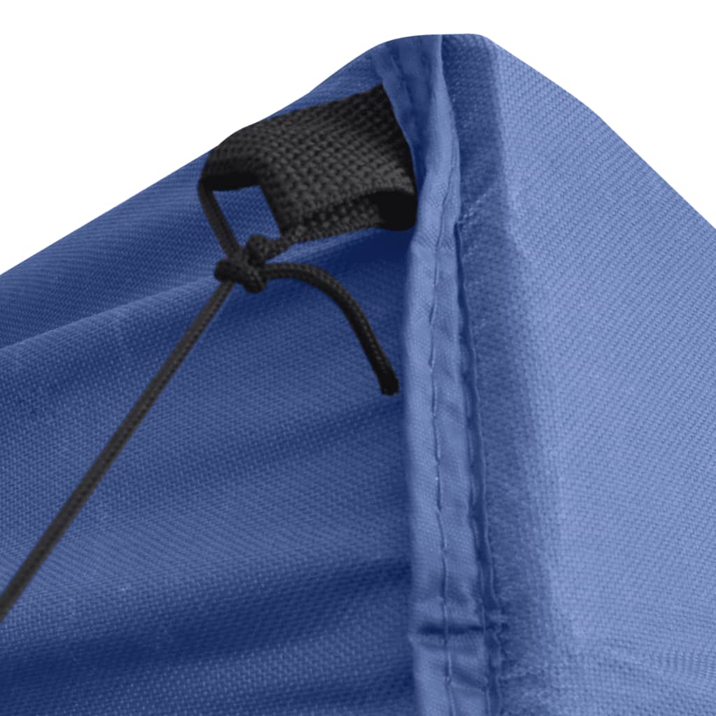 Tenda Pieghevole Blu 3 x 3 m con 4 Pareti - homemem39